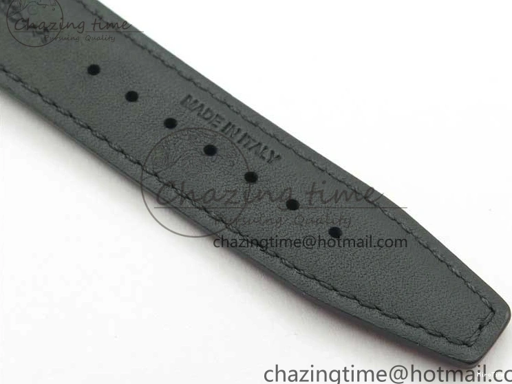 MIROTIME 0308 Vibrant Portofino IW459402 SS MKS 1:1 Best Edition White Dial on Black Leather Strap Miyota 7086